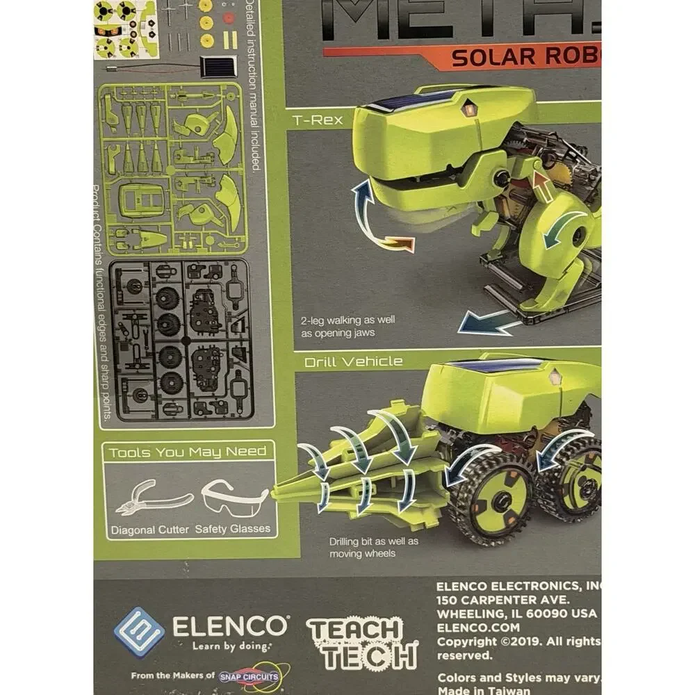 Elenco TEACH TECH Meta.4 Solar Robot Kit NEW SEALED IN PACKAGE